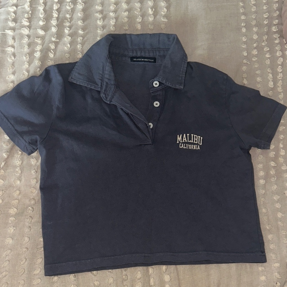 Brandy Melville Dark Blue Polo